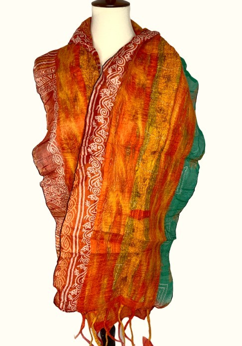 Sari Collage-Orange SSNO1240