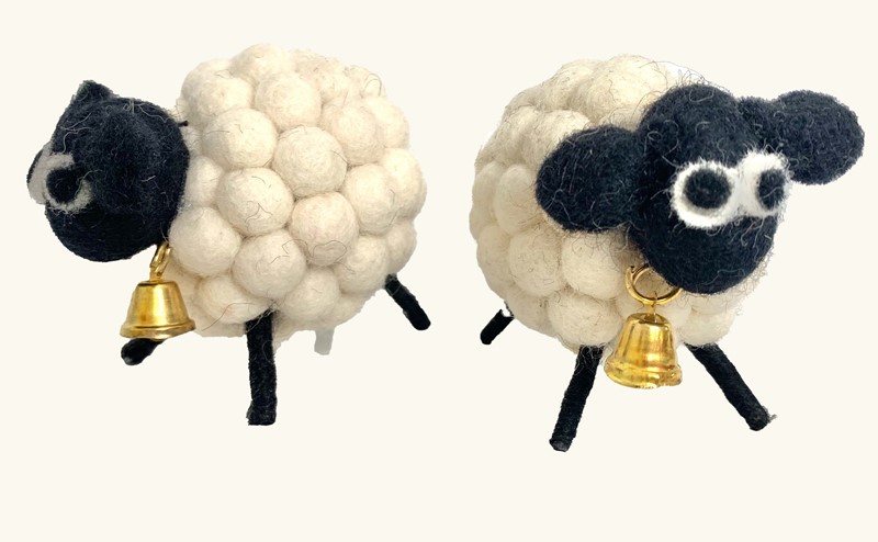 Bah Ball Sheep-White SHEEPW