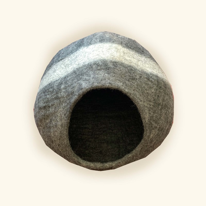 Cat House-White Striped CATWS
