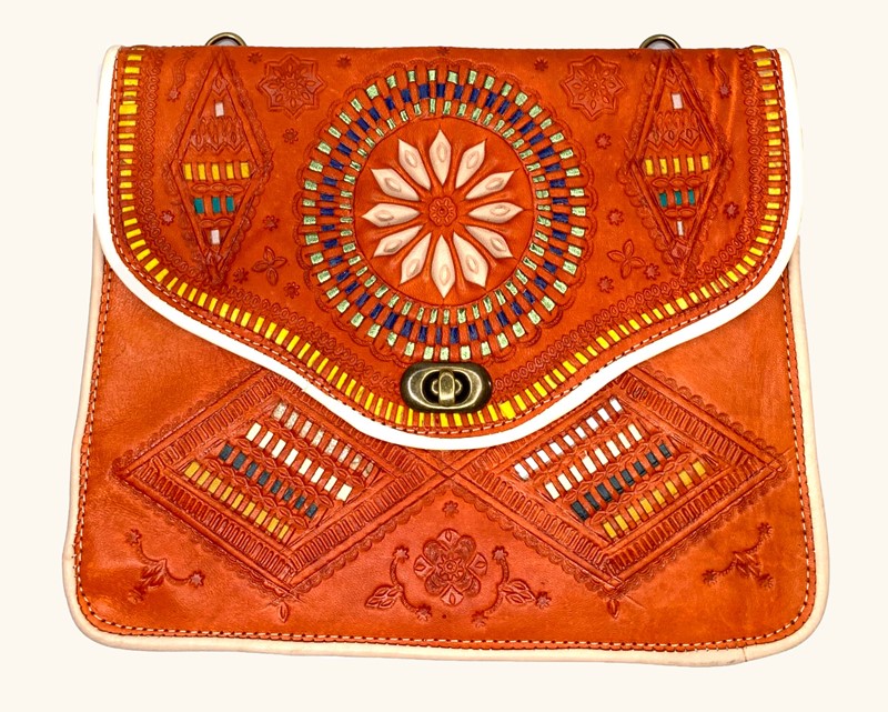 Moroccan Purse-Orange ORMP1900