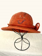 Hat I - Orange Dropyarn Hat VHATI View 2