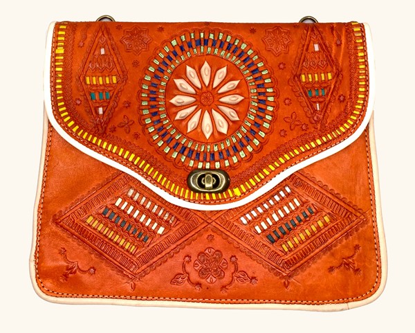 Moroccan Purse-Orange ORMP1900